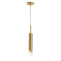 Pendant Light Metal Cylinder LED Compatible Modern | Zelvari