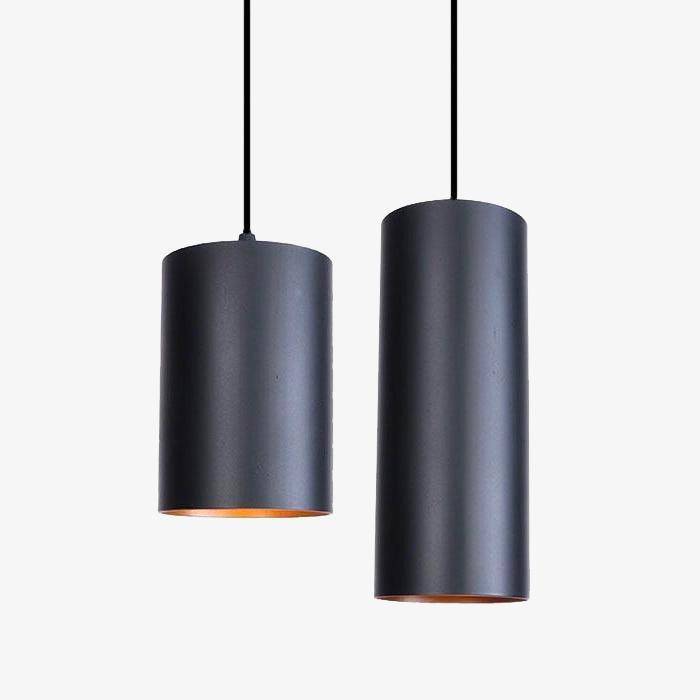 Pendant Light Metal Cylinder in Vintage Style | Xerevo