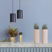 Pendant Light Metal Cylinder in Vintage Style | Xerevo