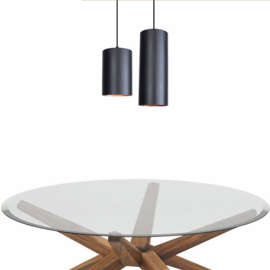 Pendant Light Metal Cylinder in Vintage Style | Xerevo