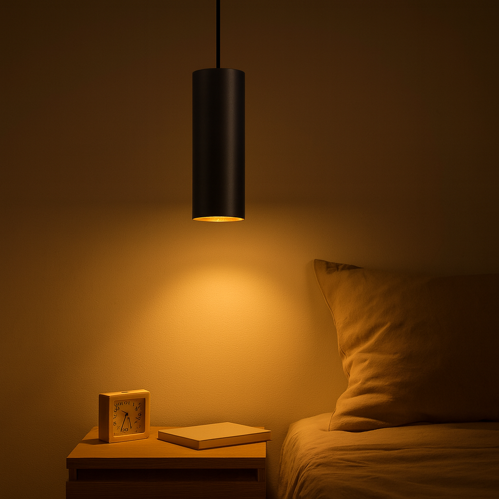 Pendant Light Metal Cylinder in Vintage Style | Xerevo