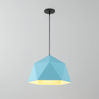 Pendant Light Metal Diamond Shape Modern Interior | Polydra
