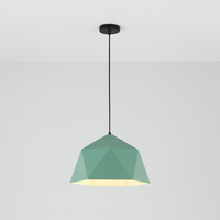 Pendant Light Metal Diamond Shape Modern Interior | Polydra
