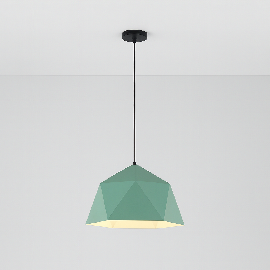 Pendant Light Metal Diamond Shape Modern Interior | Polydra