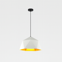 Pendant Light Metal Diamond Shape Modern Interior | Polydra