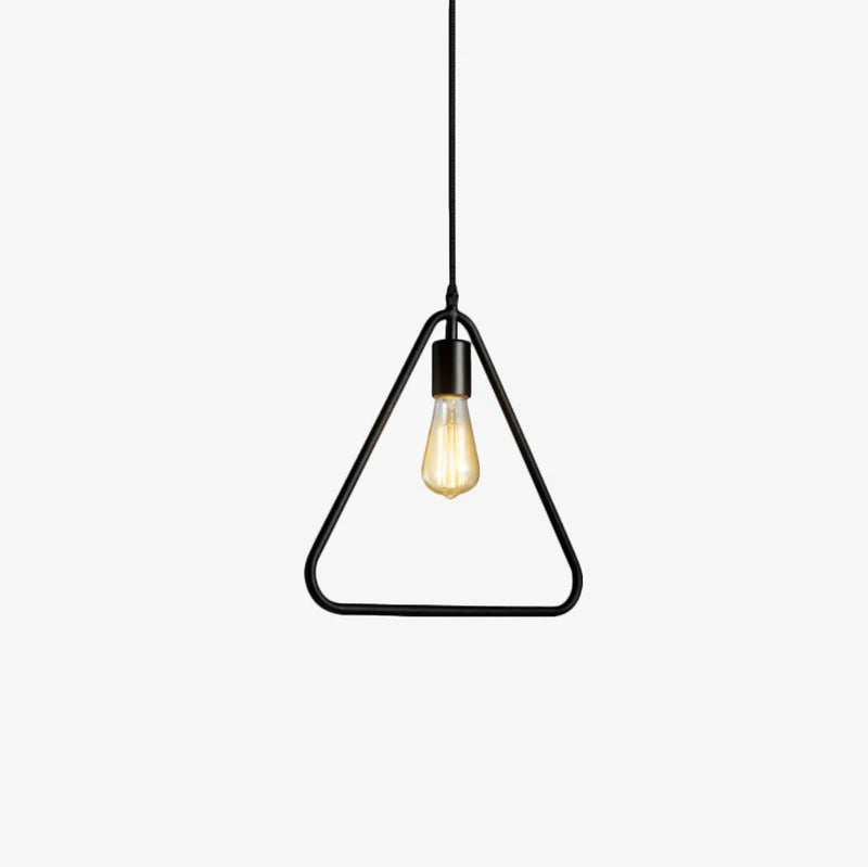 Pendant Light Metal Frame Industrial Style | Geomara