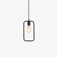 Pendant Light Metal Frame Industrial Style | Geomara