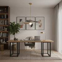 Pendant Light Metal Glass Mid Century Design | Elivar