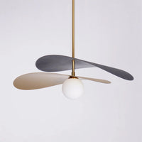 Pendant Light Metal Glass Mid Century Design | Elivar