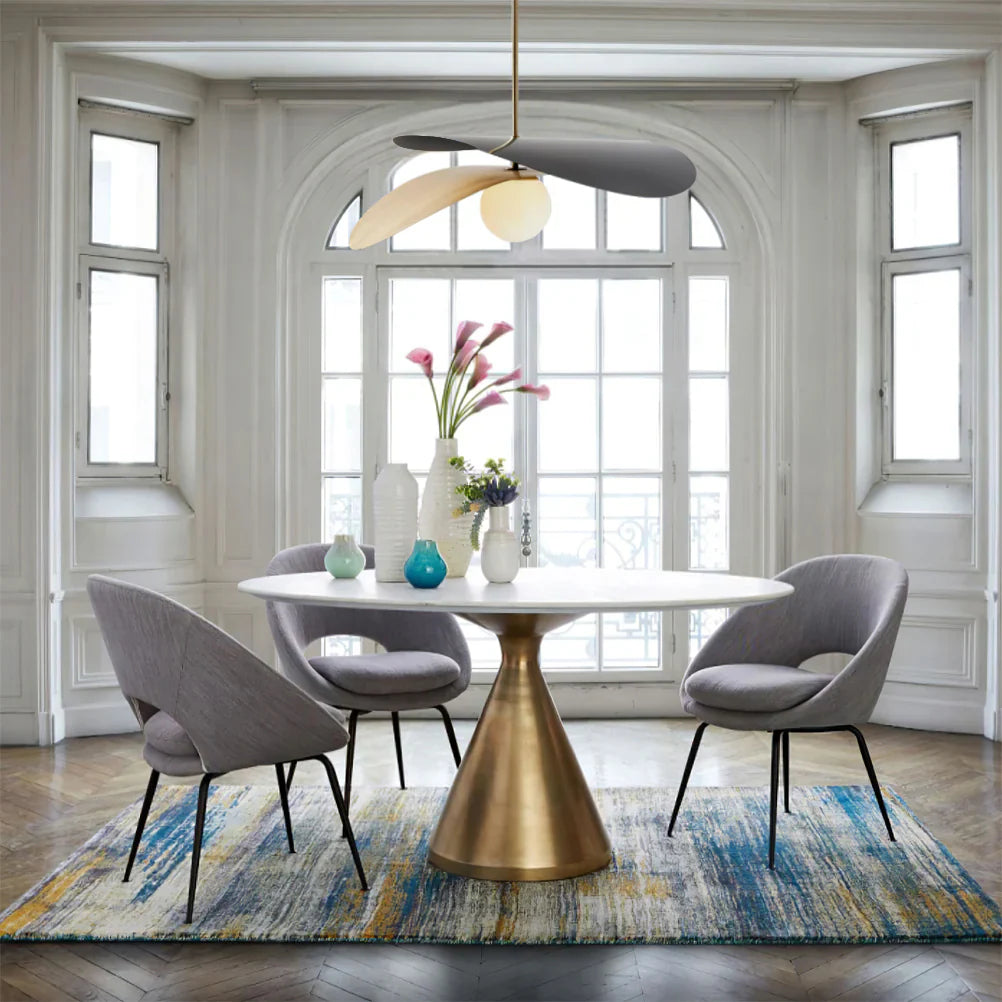 Pendant Light Metal Glass Mid Century Design | Elivar