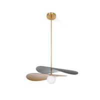 Pendant Light Metal Glass Mid Century Design | Elivar