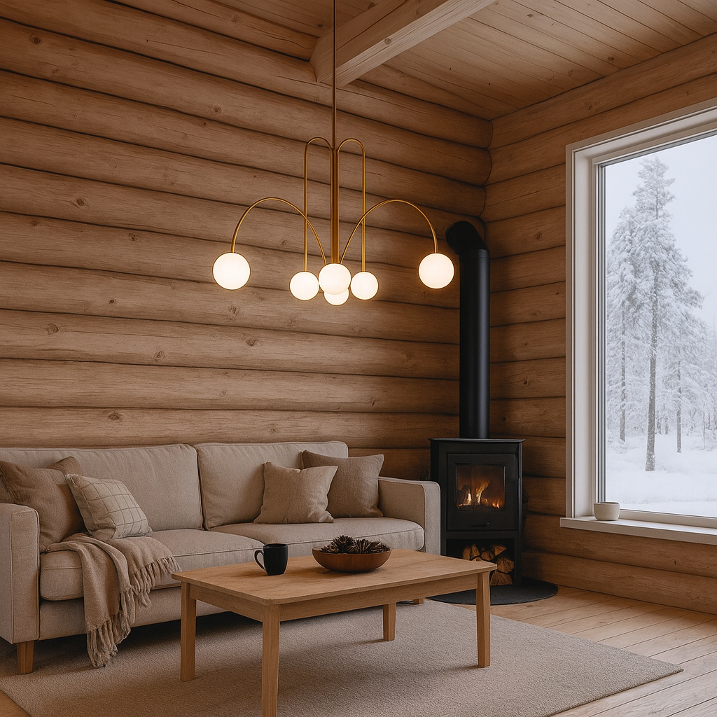 Pendant Light Metal Glass Nordic Style | Valnor