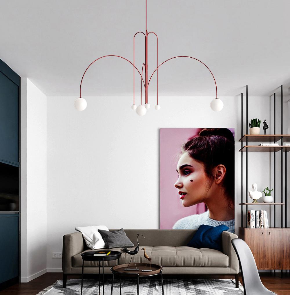 Pendant Light Metal Glass Nordic Style | Valnor