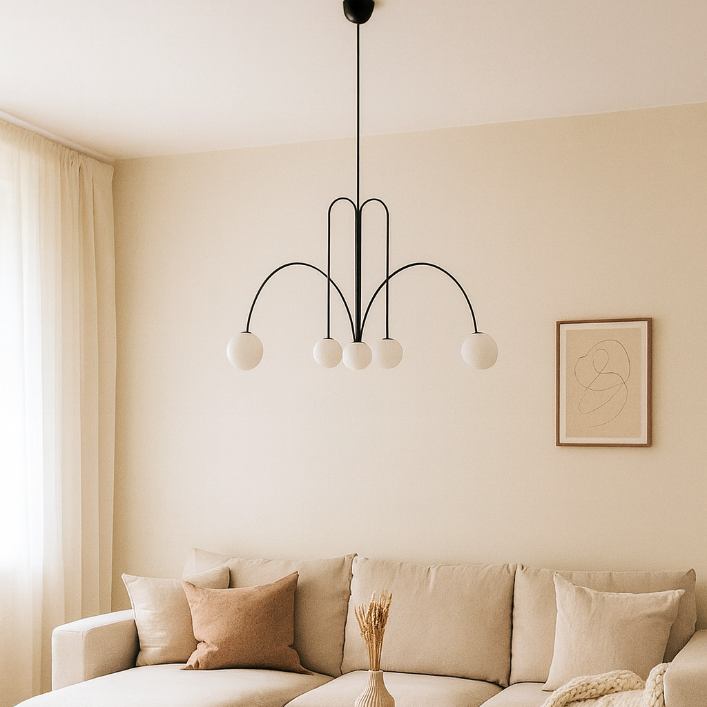 Pendant Light Metal Glass Nordic Style | Valnor