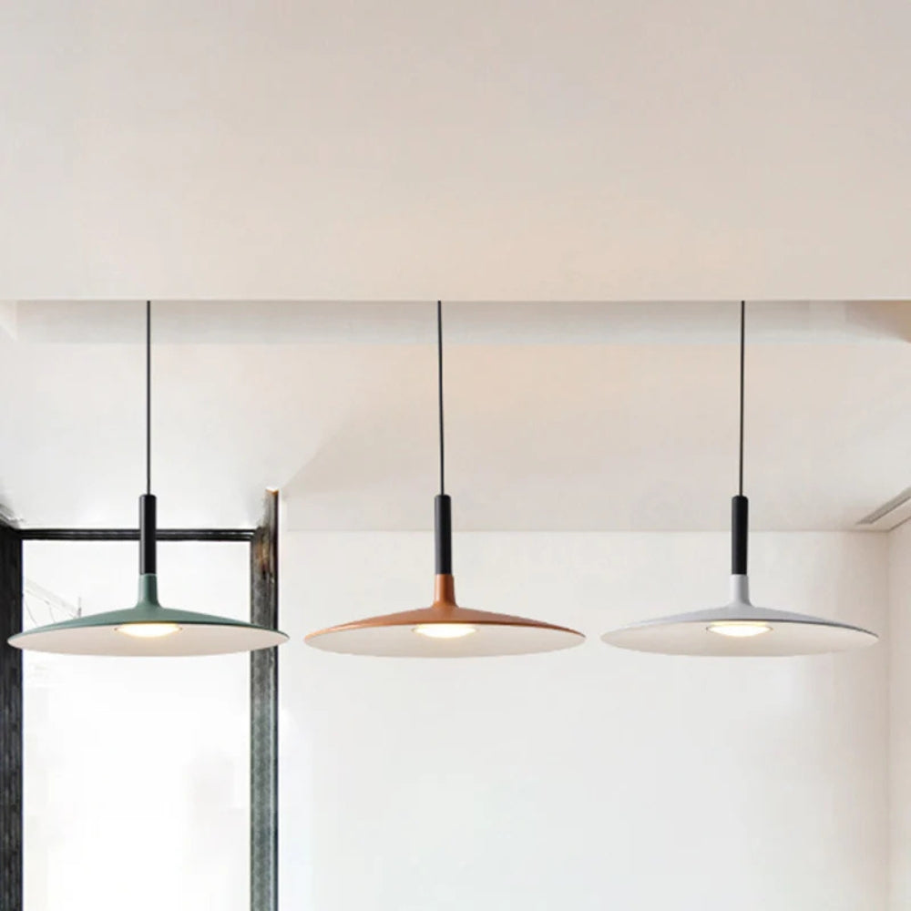 Pendant Light Metal LED Saucer Modern Interior | Orvexo