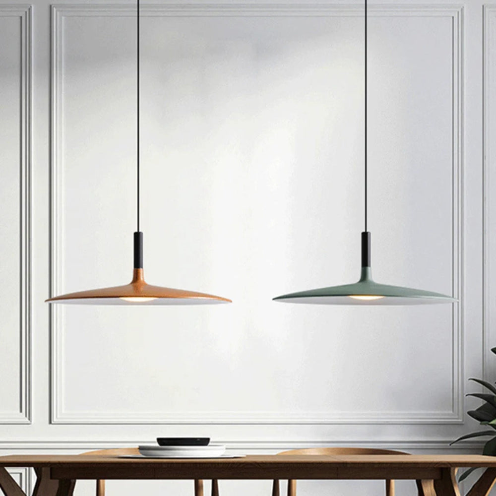 Pendant Light Metal LED Saucer Modern Interior | Orvexo