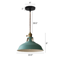 Pendant Light Metal LED in Colour Loft Design Look | Cilvion