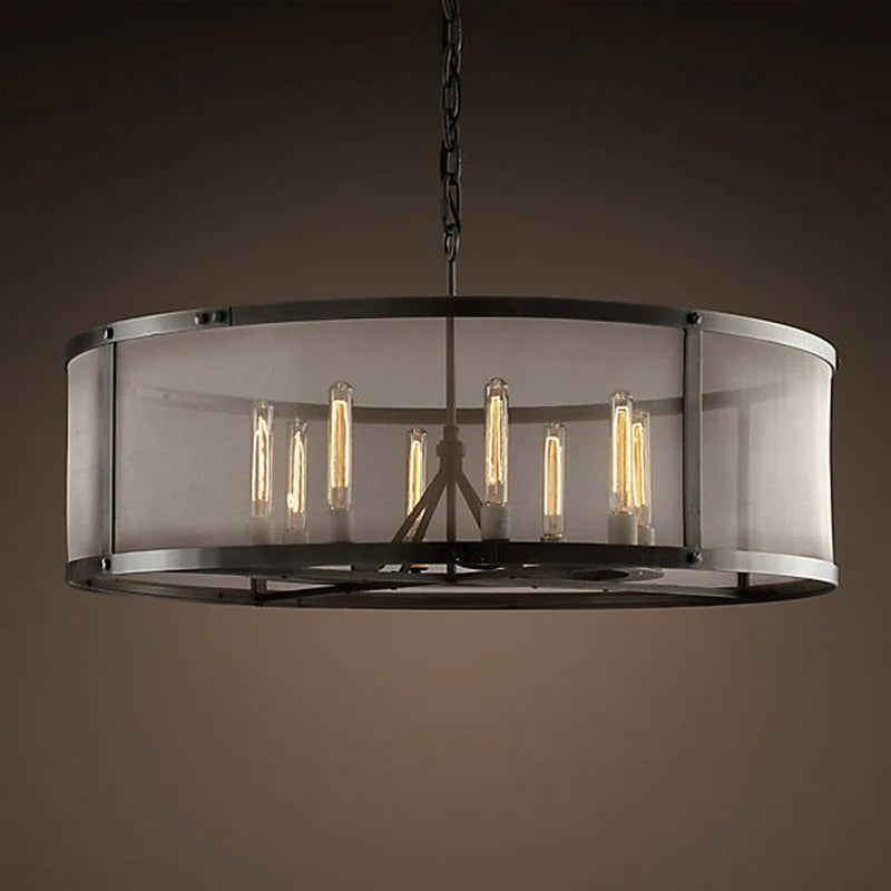 Pendant Light Metal Mesh Dining Suspension Traditional | Bravino