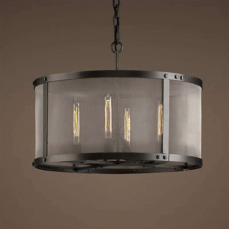 Pendant Light Metal Mesh Dining Suspension Traditional | Bravino