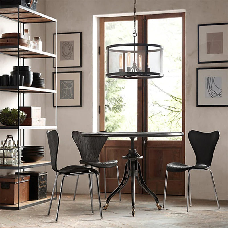 Pendant Light Metal Mesh Dining Suspension Traditional | Bravino