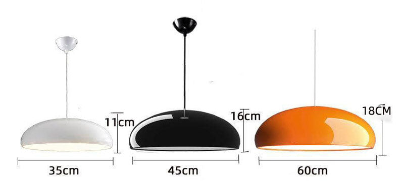 Pendant Light Metal Nordic Design in Italian Style | Arvento