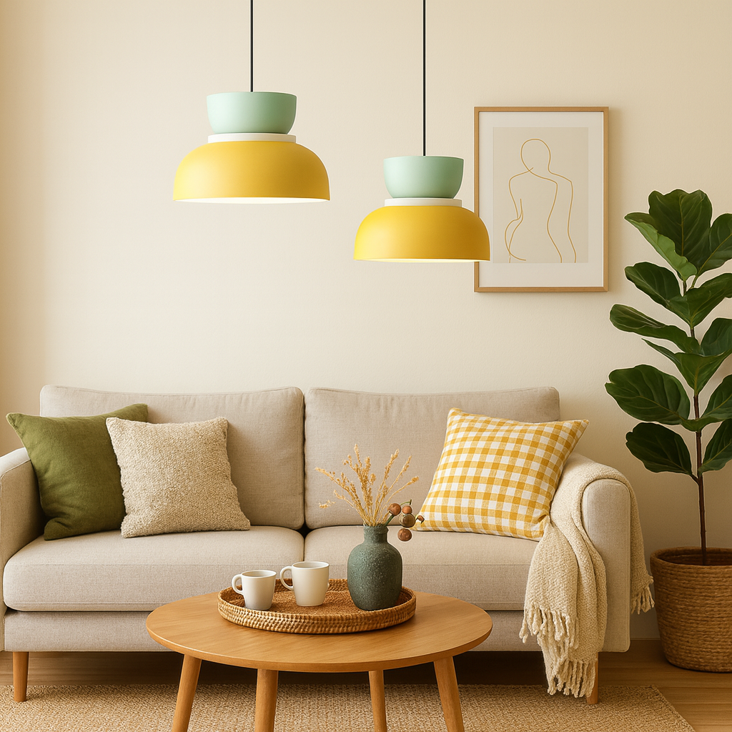 Pendant Light Metal Shade in Nordic Colour Style | Moltra