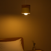 Pendant Light Metal Wood Nordic Cylinder | Narella