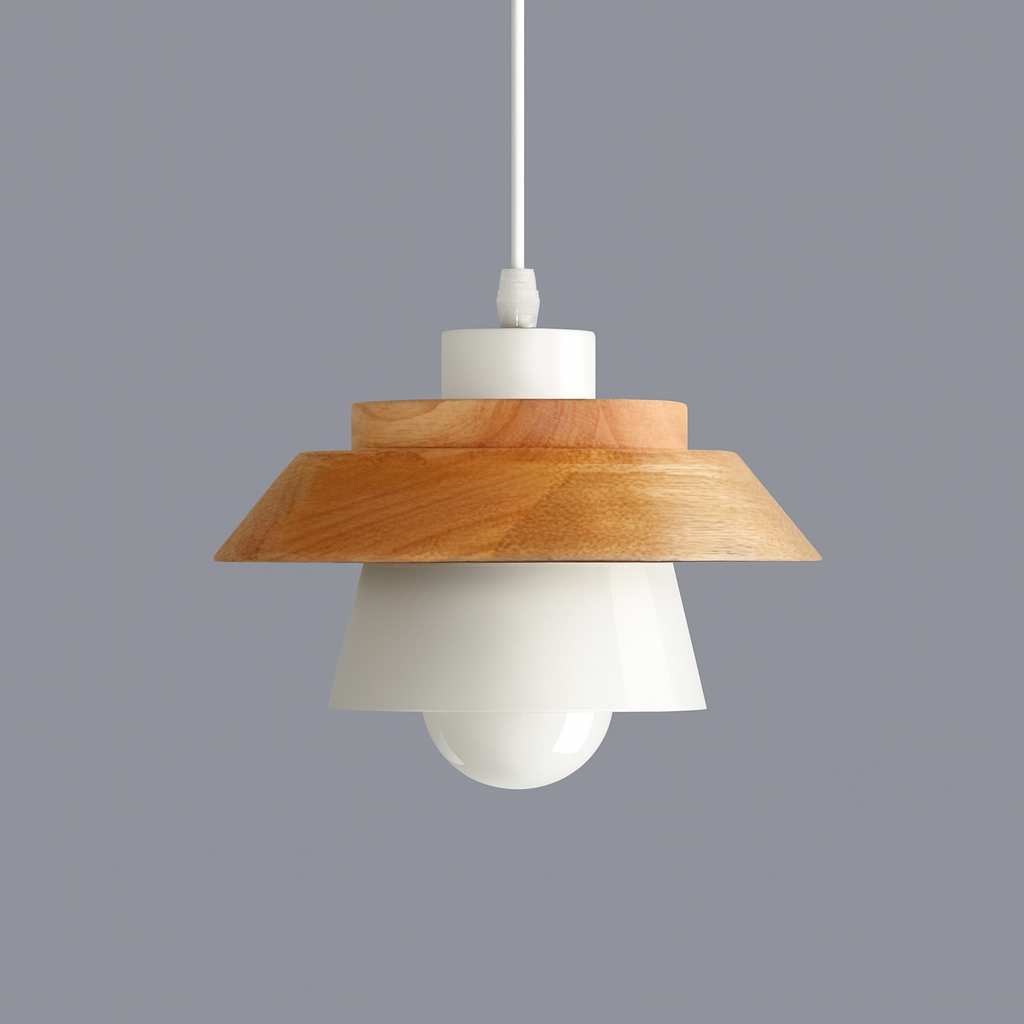 Pendant Light Metal Wood Nordic Design | Sylven