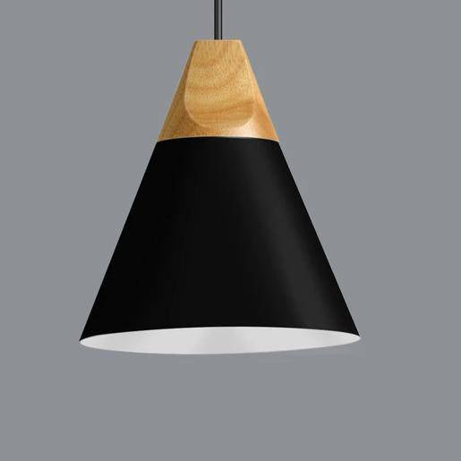 Pendant Light Metal Wood Nordic Design | Sylven