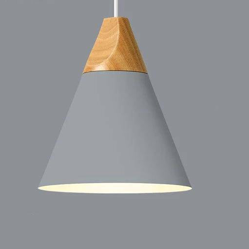 Pendant Light Metal Wood Nordic Design | Sylven