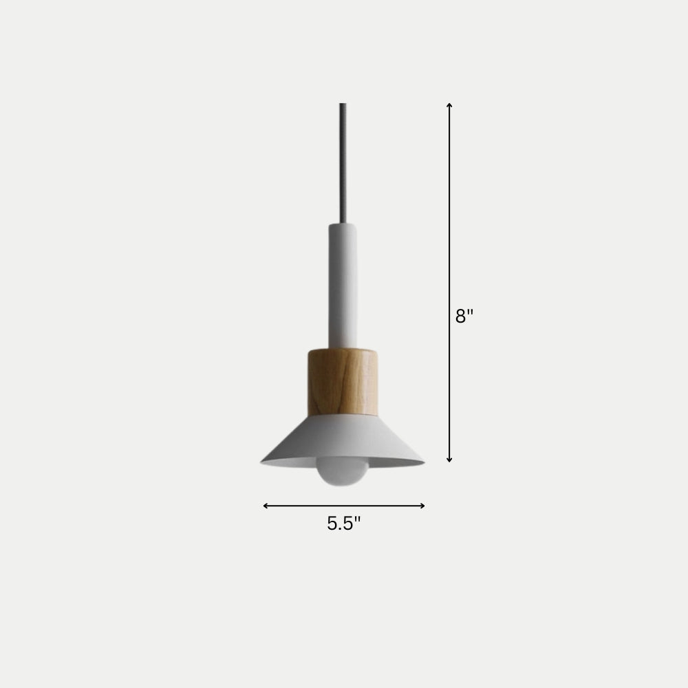 Pendant Light Metal Wood for Nordic Interiors | Venlora