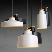 Pendant Light Metal and Wood Scandinavian Interior | Portan
