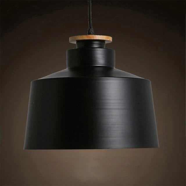 Pendant Light Metal and Wood Scandinavian Interior | Portan