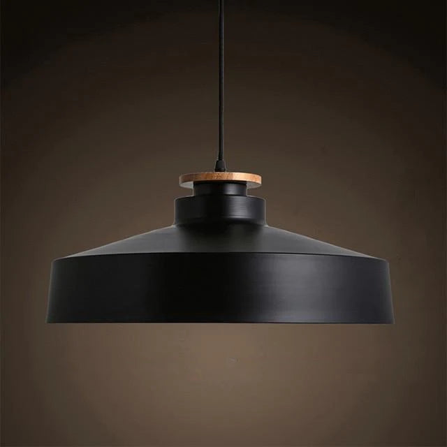 Pendant Light Metal and Wood Scandinavian Interior | Portan