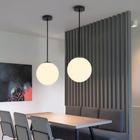 Pendant Light Milky Glass in Nordic Style | Zorevo