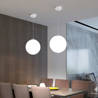 Pendant Light Milky Glass in Nordic Style | Zorevo