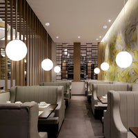 Pendant Light Milky Glass in Nordic Style | Zorevo