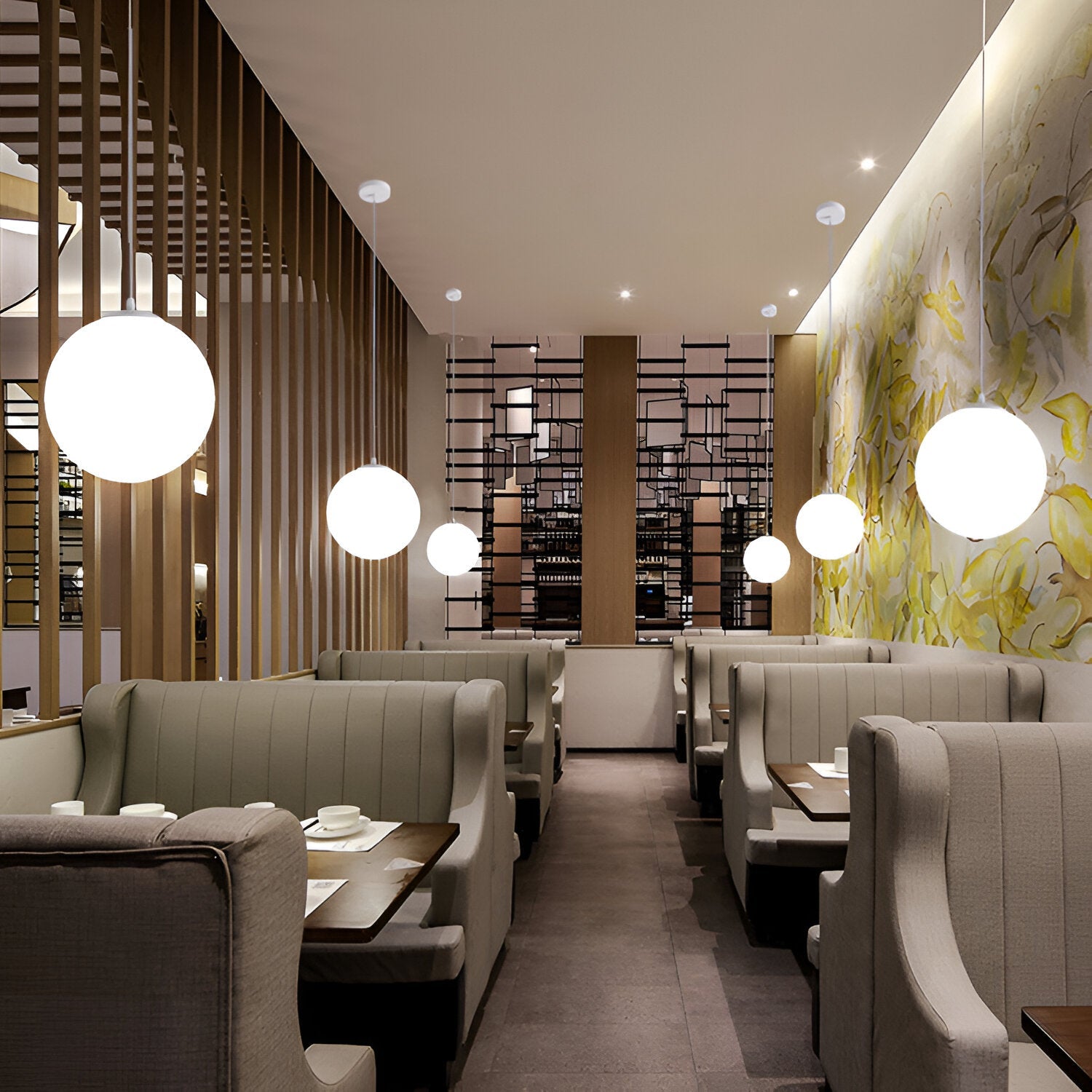 Pendant Light Milky Glass in Nordic Style | Zorevo