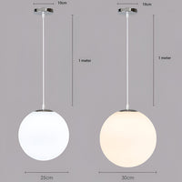 Pendant Light Milky Glass in Nordic Style | Zorevo