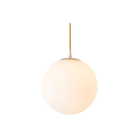 Pendant Light Milky Glass in Nordic Style | Zorevo
