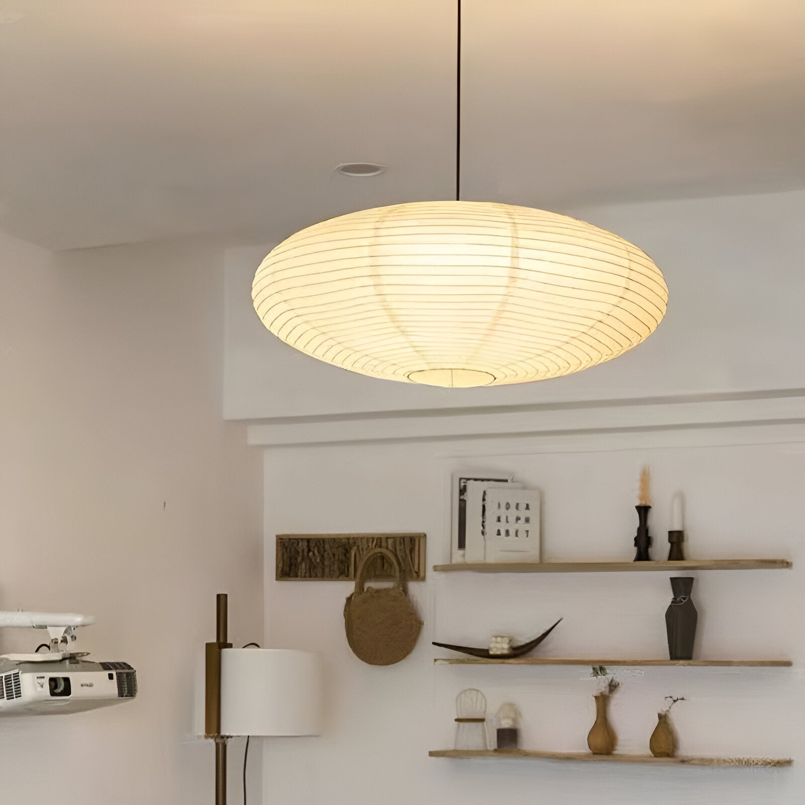 Pendant Light Mulberry Paper Japandi Style | Sorano