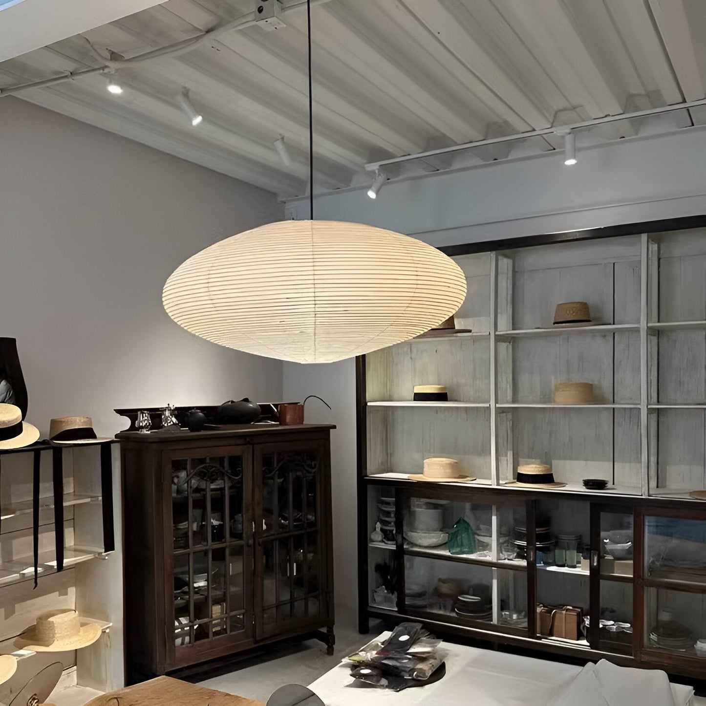 Pendant Light Mulberry Paper Japandi Style | Sorano