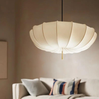 Pendant Light Natural Fabric Wabi Sabi Style | Parion