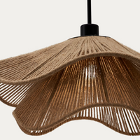 Pendant Light Natural Jute Boho Style | Vilora