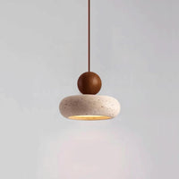 Pendant Light Natural Travertine Retro Wabi Sabi Style | Tavoro