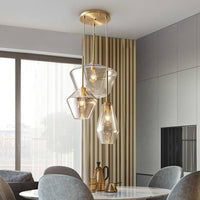 Pendant Light Nordic Metal Glass Cluster Design | Vulmera