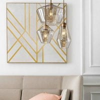 Pendant Light Nordic Metal Glass Cluster Design | Vulmera