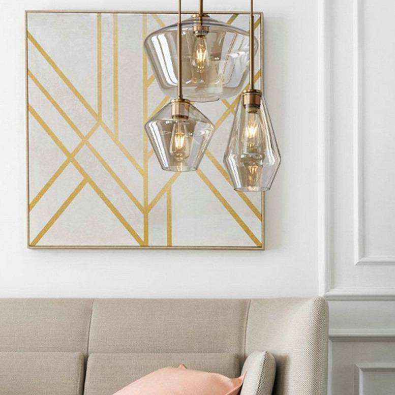 Pendant Light Nordic Metal Glass Cluster Design | Vulmera