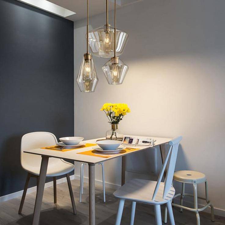 Pendant Light Nordic Metal Glass Cluster Design | Vulmera