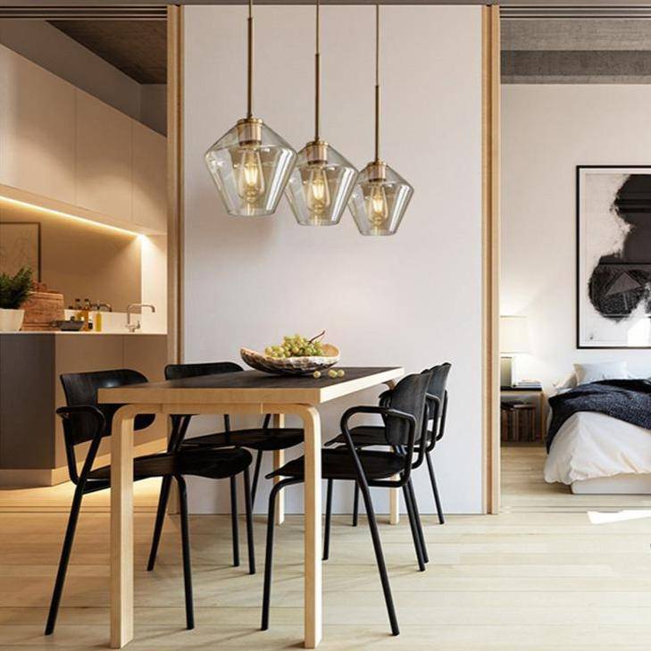 Pendant Light Nordic Metal Glass Cluster Design | Vulmera